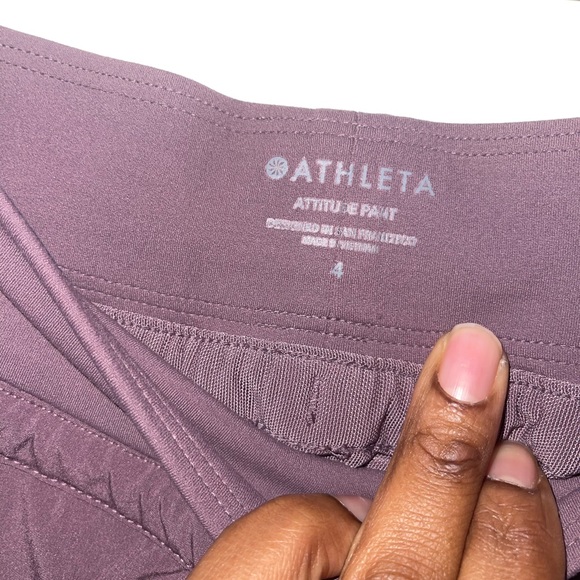 Athleta Attitude Pant in Volcanic Violet Size 4 - Picture 8 of 10